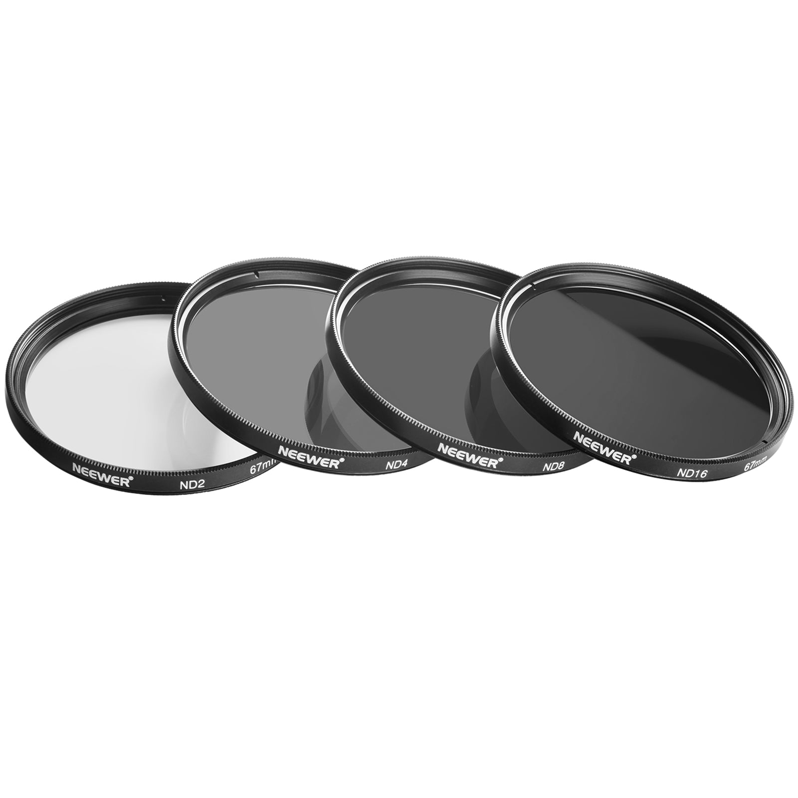 Neewer 67mm Neutral Density Filter ND2 ND4 ND8 ND16 and Accessories Kit