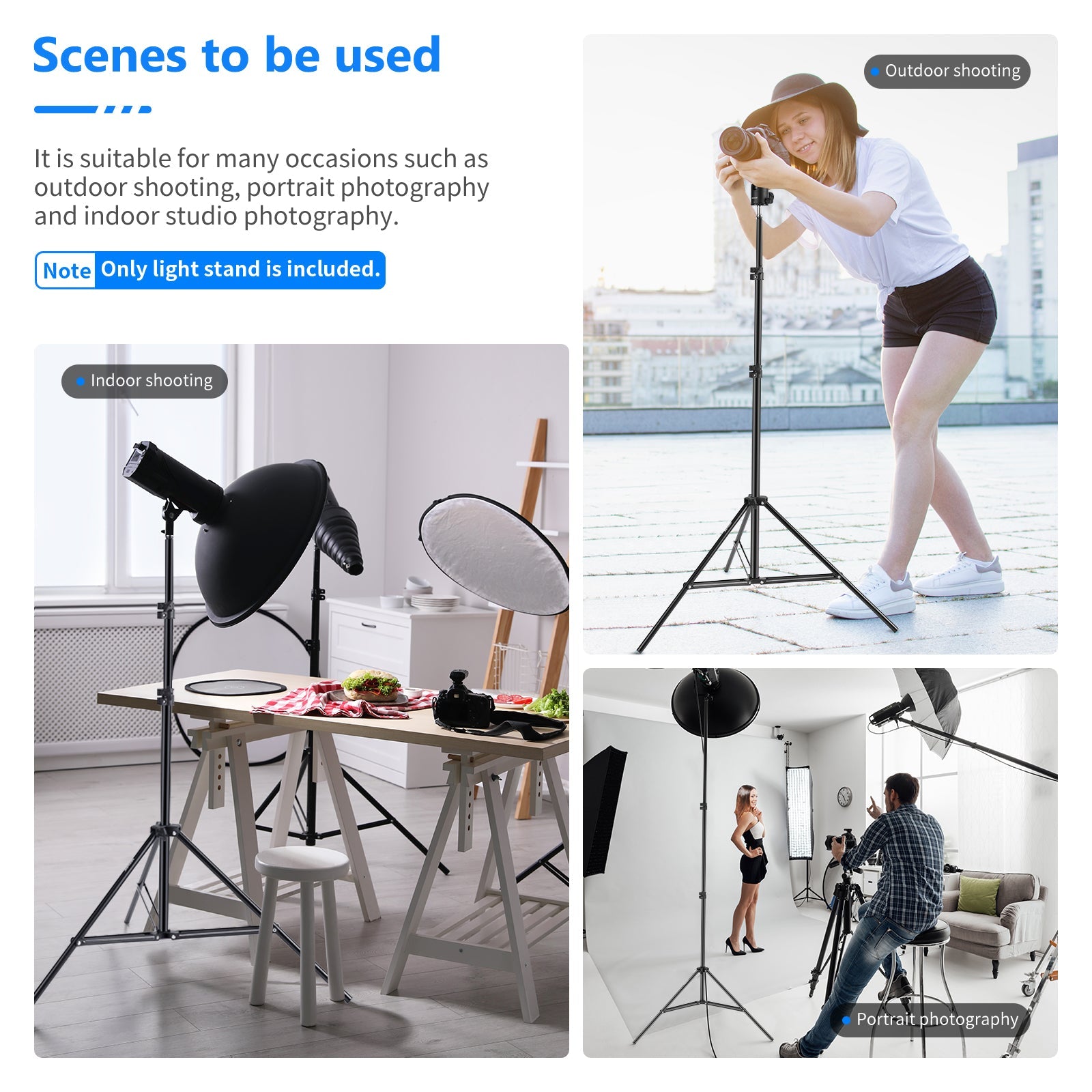 Neewer ST-200 Photography Light Stand - Thumbnail 5