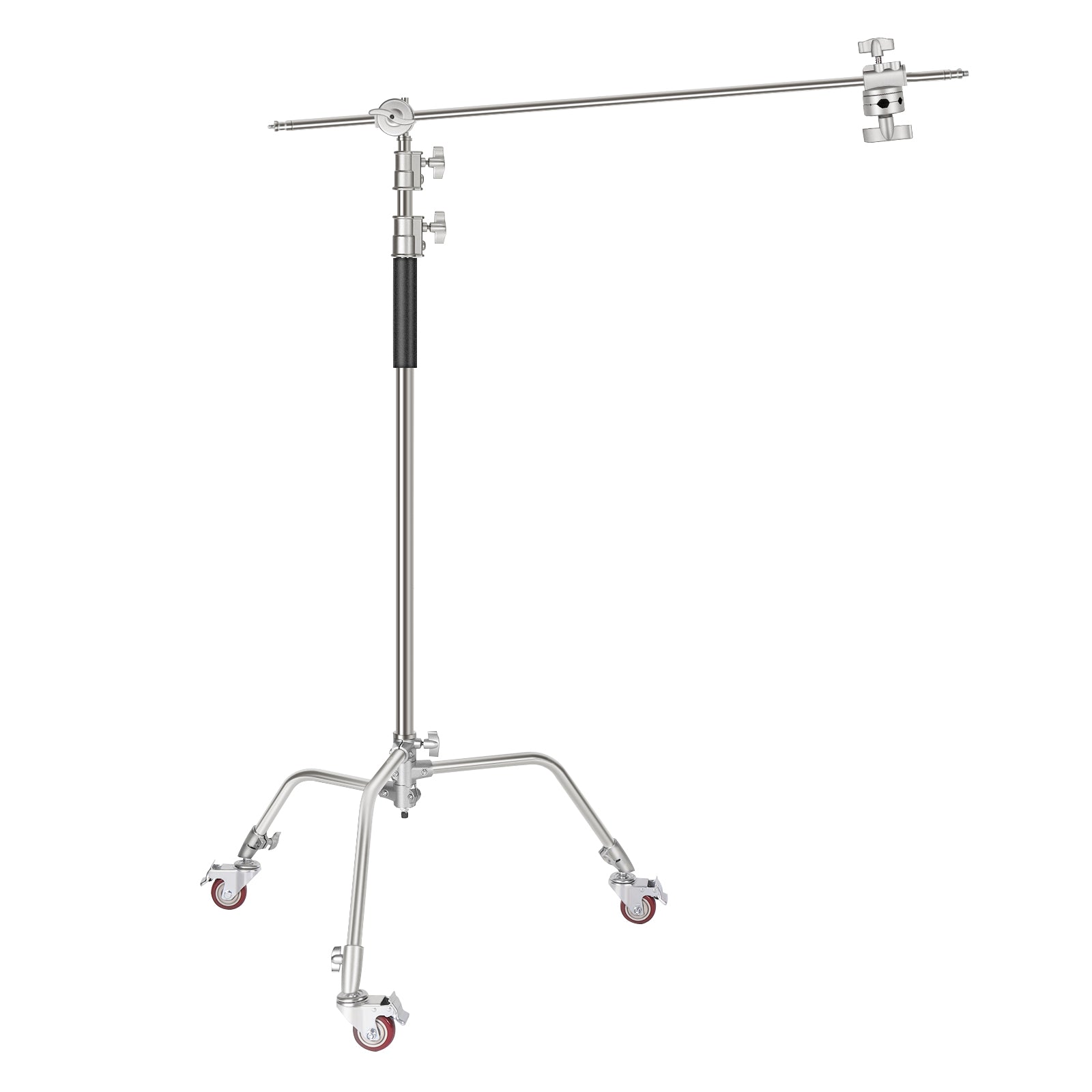 NEEWER 335cm Metal C Stand Light Stand With Wheels