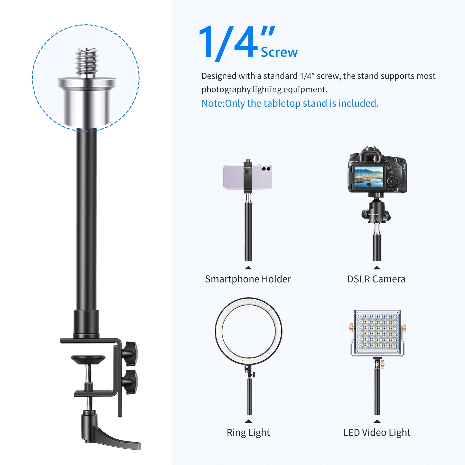Neewer Desk Mount Stand