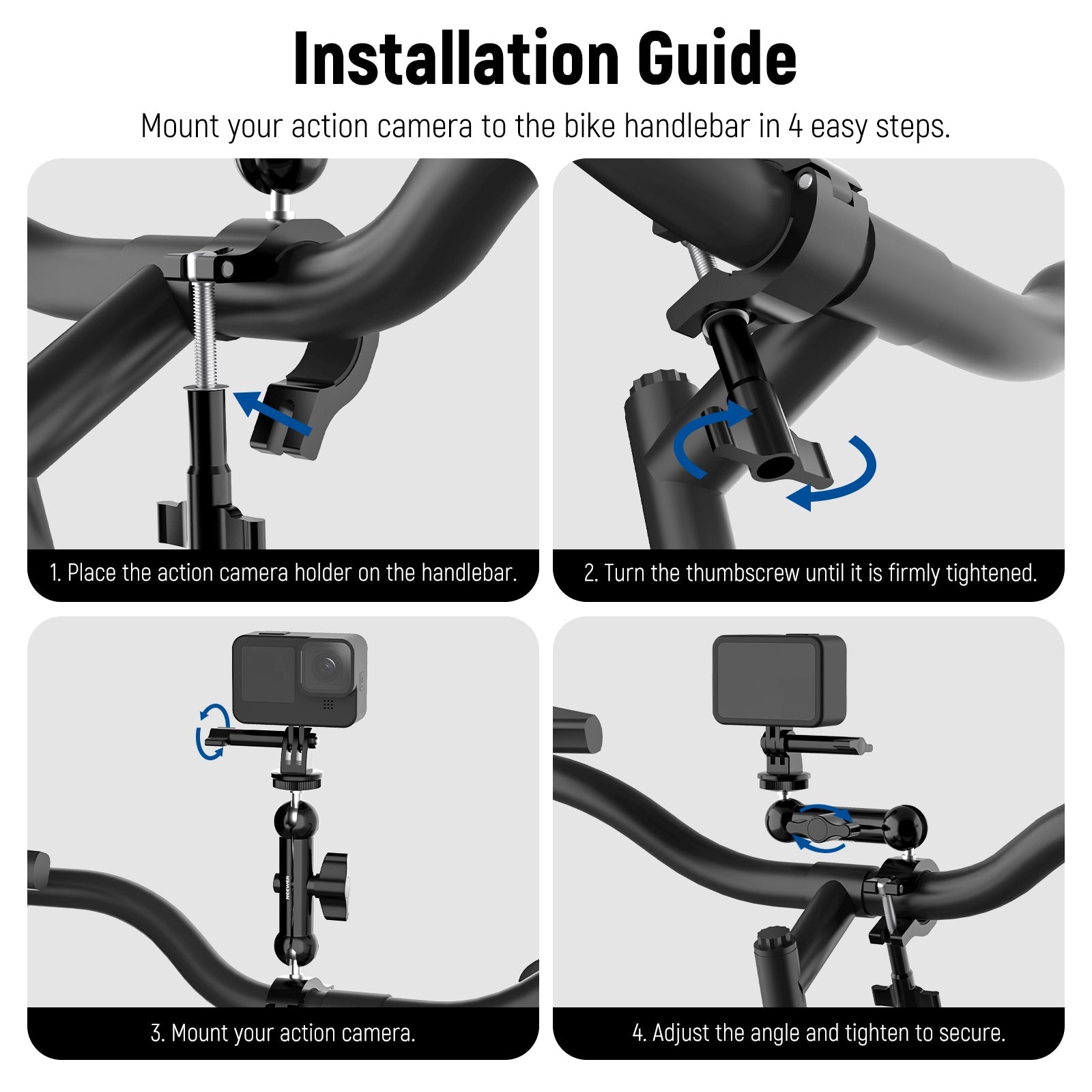 Gopro bike 2024 handlebar mount