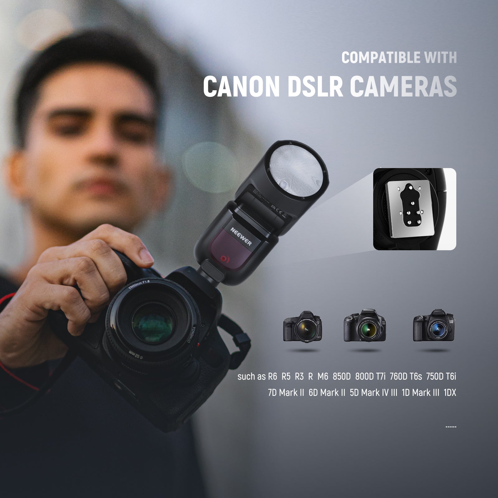 NEEWER Z1-C TTL Speedlite Flash For Canon Cameras - NEEWER – NEEWER.EU