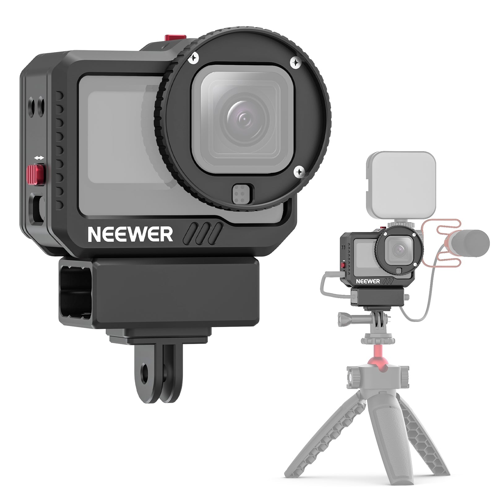 NEEWER Silicone Protective Case Kit For GoPro Hero 11 /10 /9