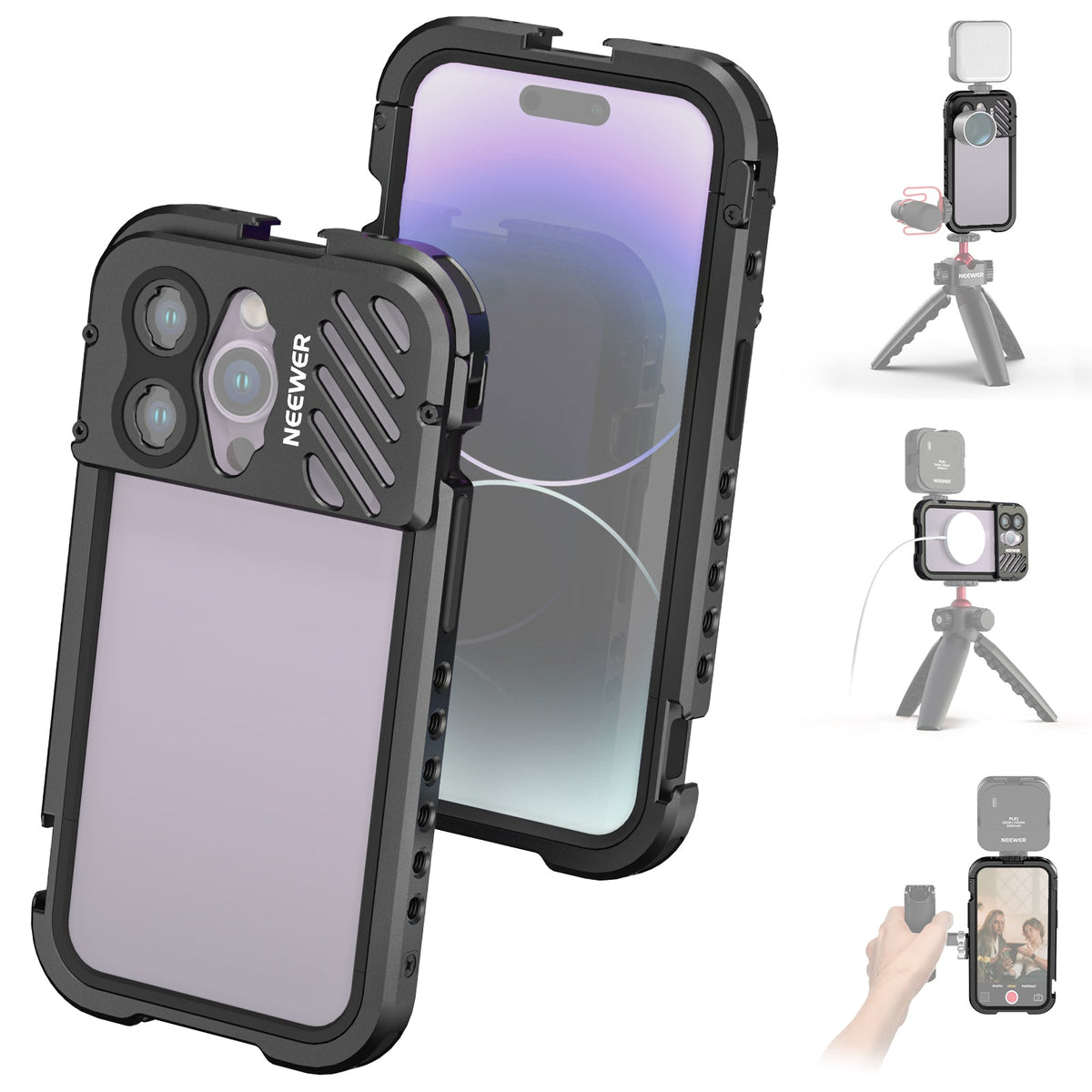 NEEWER Aluminum Alloy Phone Cage for iPhone 14 Pro - NEEWER – NEEWER.EU