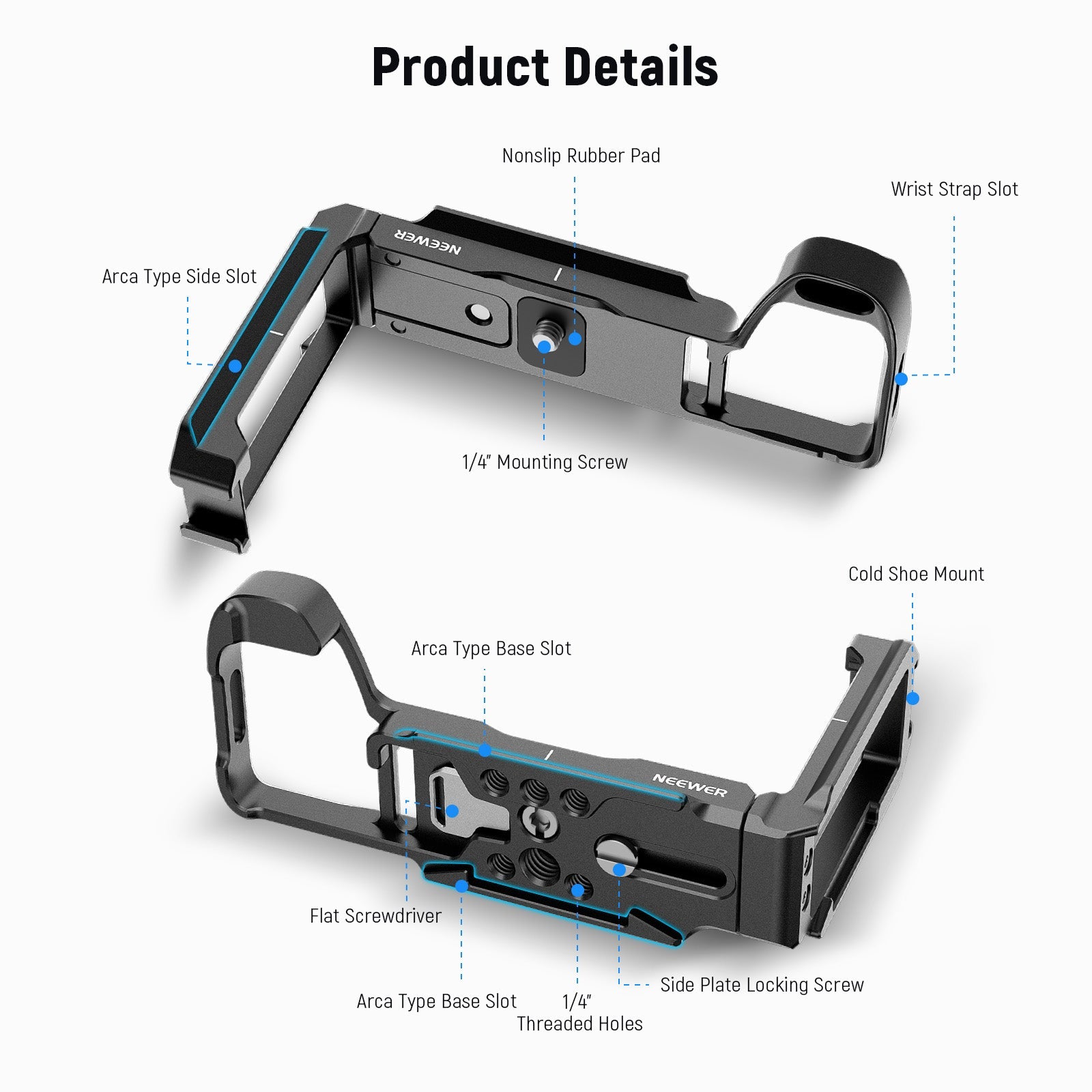 NEEWER CA048 L Bracket for Sony Alpha 6700 - NEEWER – NEEWER.EU