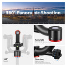 Neewer GM100 Professional Heavy Duty Carbon Fiber Gimbal Tripod Head with 1/4” Quick Release Plate