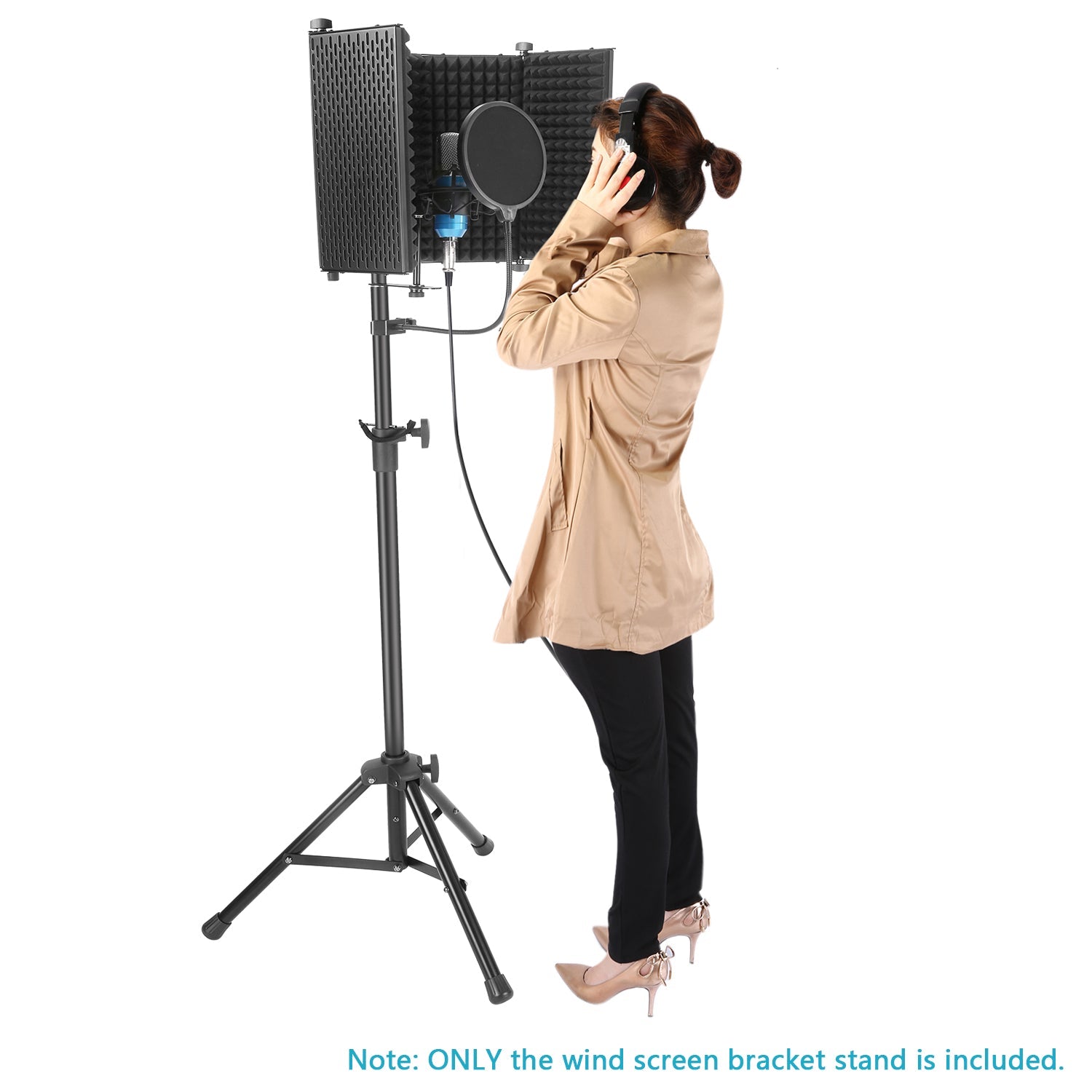 リフレクションフィルター＋専用スタンド 吸音研究所 Neewer NW002 NEEWER NW002-1 Wind Screen Bracket Stand - NEEWER