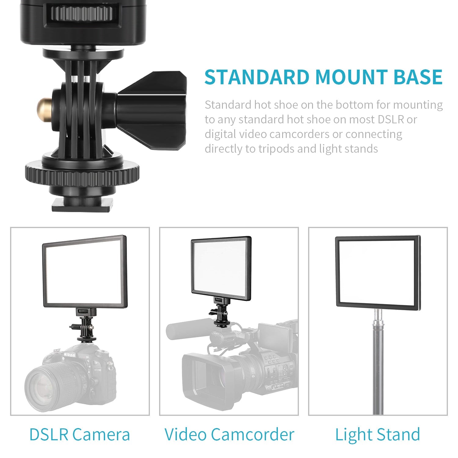 Neewer Dimmable Ultra Thin T100 Softer SMD LED Video Light Kit - neewer.com