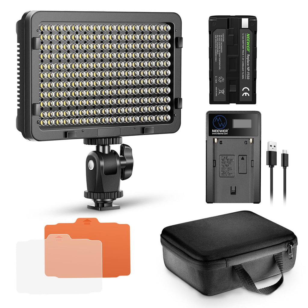 Neewer BH20B Upgraded LED Video Light Stick Kit (2-Pack)